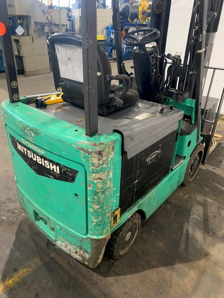 4,450 LB. MITSUBISHI MODEL FBC25N-AC ELECTRIC FORKLIFT. STOCK # 1162923.