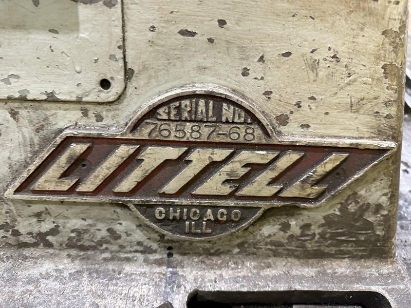 2500 LBS X 18&quot; LITTELL MODEL 25-18 PULL OFF COIL REEL UNCOILER: STOCK #19228