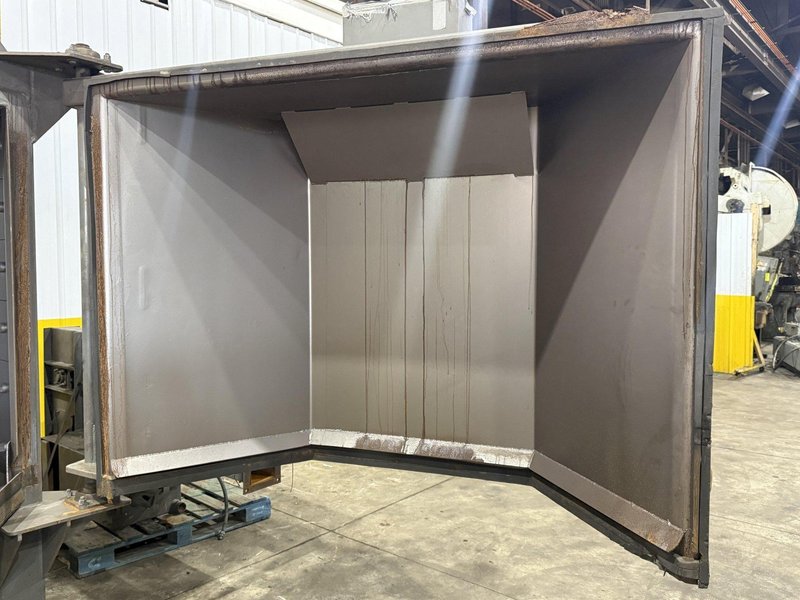 72” TABLE PANGBORN MODEL 6LK-7 ROTOBLAST SHOT BLAST MACHINE: YOBRO #24410