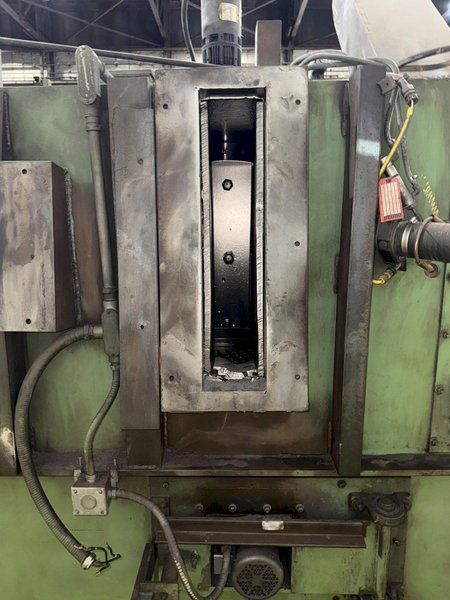 4 STATION X 20 HP -72&quot; X 40&quot; BRONCO SHOT BLAST ROTARY TABLE PART BLASTIN MACHINE: STOCK #23778