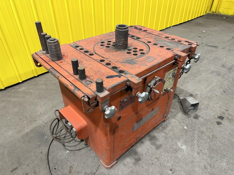 1-1/4&quot; STEINWEG MODEL #B32 REBAR, ROD &amp; BAR ROTARY BENDER: STOCK #18763