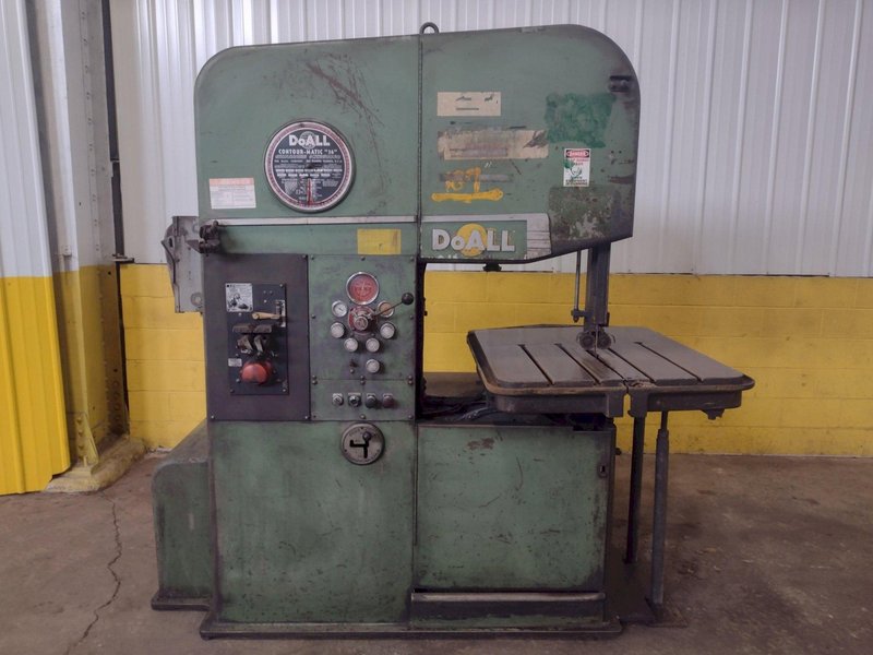 26&quot; DOALL MODEL #26-4 CONTOUR-MATIC VERTICAL HIGH SPEED BAND SAW: STOCK 18313