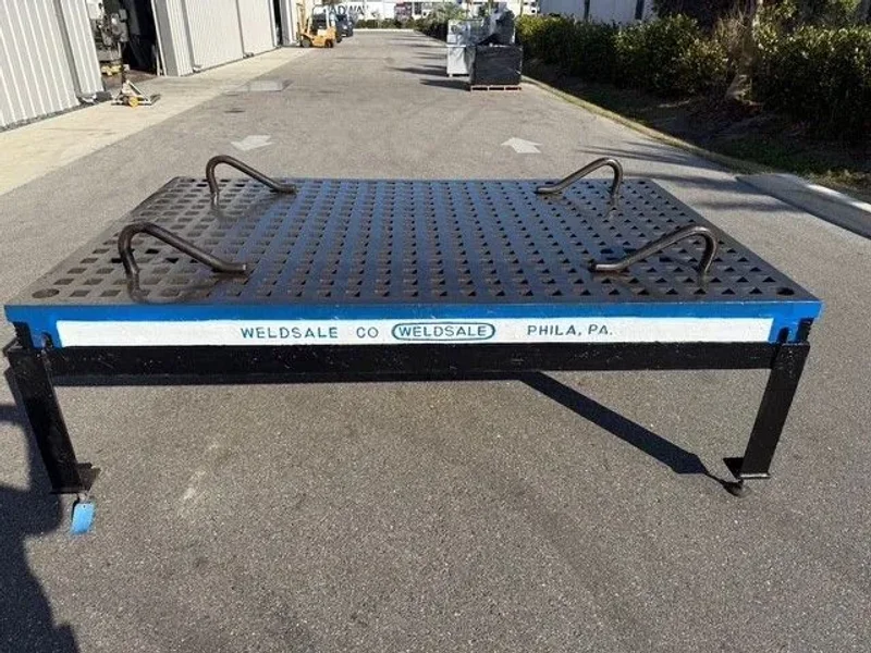 WELDSALE 5’ x 8’ Welding Table Platen Acorn Type USA #8146