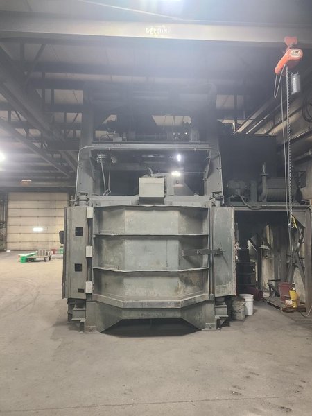 72&quot; PANGBORN 2-WHEEL NO. 6LK ROTOBLAST SHOT BLAST MACHINE. STOCK # 0662125