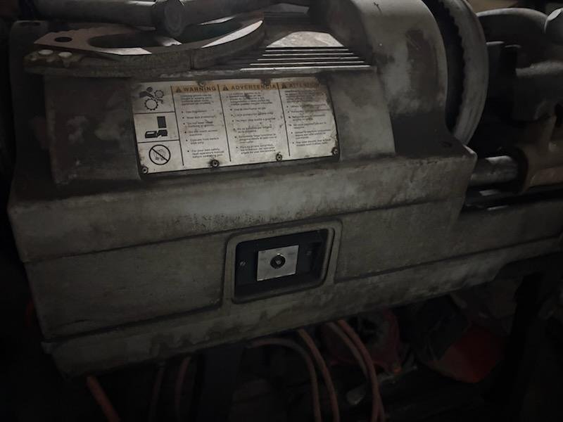 1 - PREOWNED RIDGID PIPE THREADER, MODEL #: 535, S/N: EAM20621D00