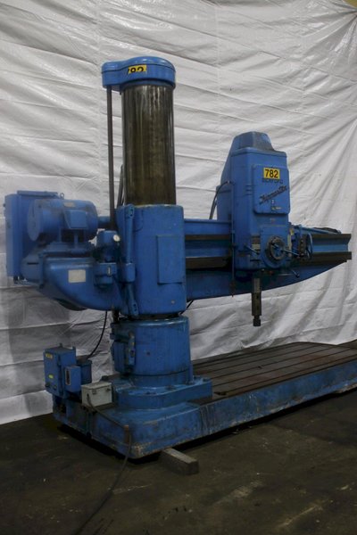 7&#039; X 19&quot; GIDDINGS &amp; LEWIS RADIAL DRILL: STOCK #75046