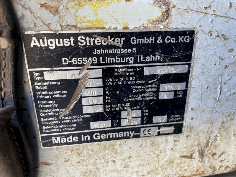 Strecker Butt Welder 1A (1.5mm-9mm)