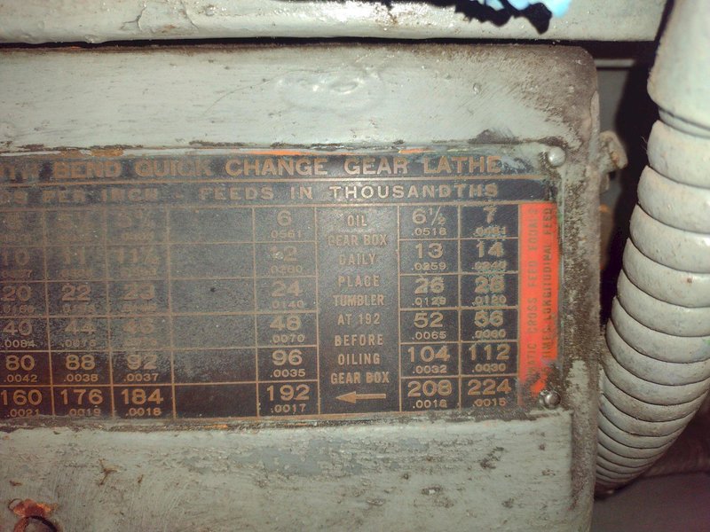 16&quot; X 60&quot; SOUTHBEND MODEL #8117-E ENGINE LATHE, 1.375&quot; HOLE: STOCK #20778