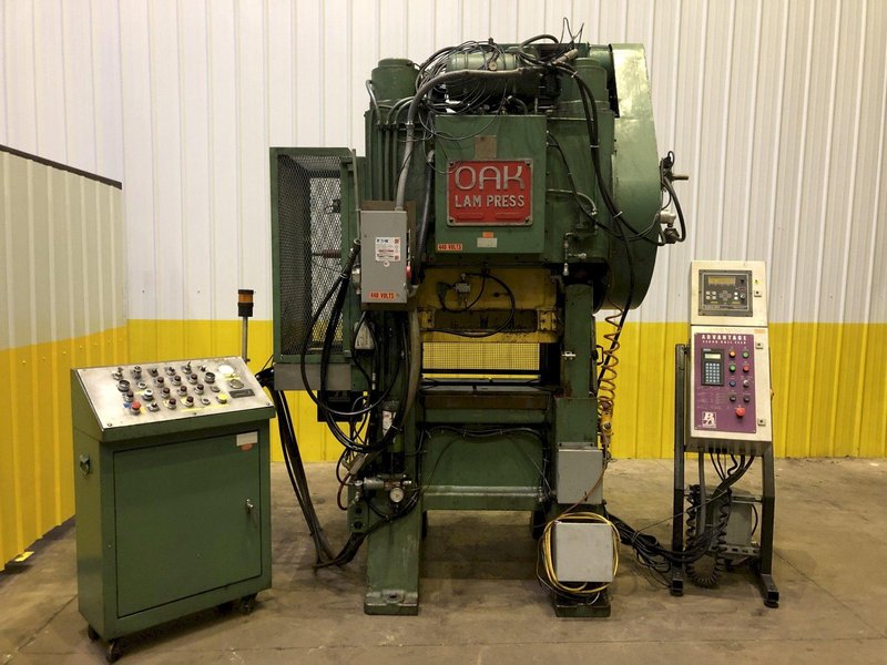 60 TON OAK MODEL #30-LP-60 HIGH SPEED LAM PRESS: STOCK #13135