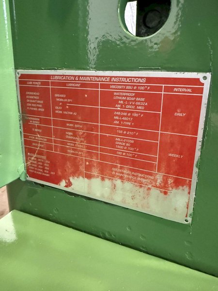 52" X 16 GA FAMCO P-152 MECHANICAL SHEAR. STOCK # 0114826