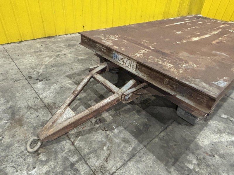 20,000 LBS (10 TON) x 120&quot; x 60&quot; STEEL WITH HARD TIRE TRANSFER CART CAR: STOCK #23237