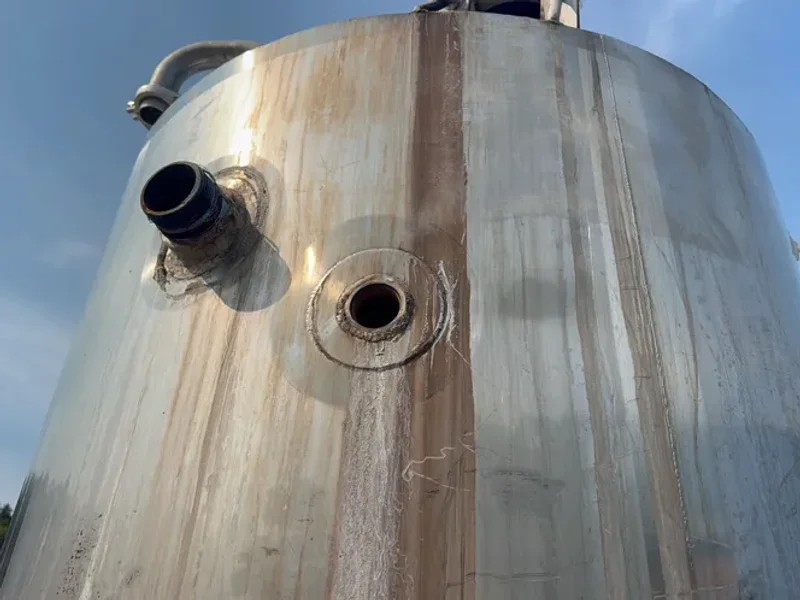 WALKER STAINLESS 400 GALLONS S/S JACKETED MIXING TANK   -  MIX