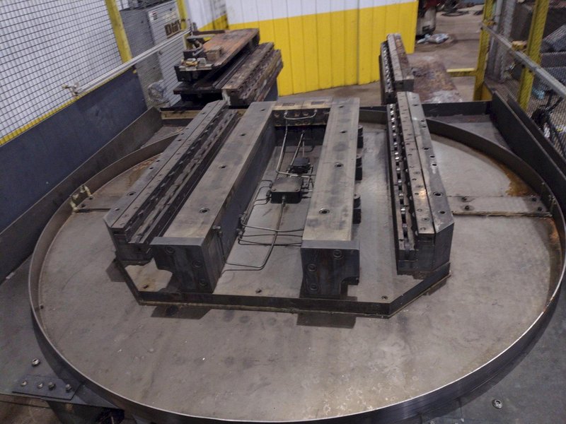 74" X 74" STOELTING MODEL #CSW8121 AUTOMATIC WASHER, WITH FLIP-UP DIE STATION POWERED INFEED, NEW 2012: YOBRO #25172