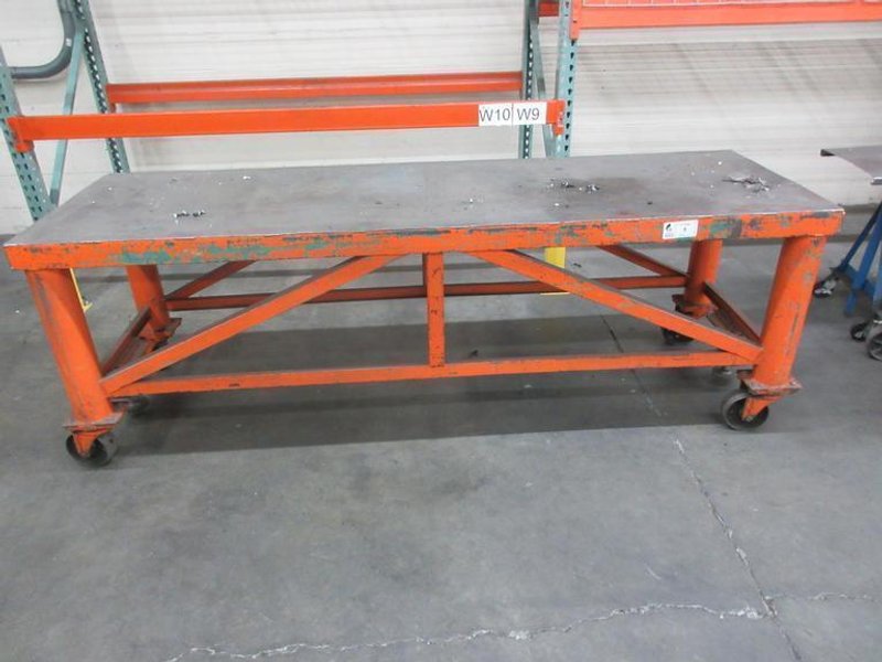 Heavy Duty Rolling Steel Cart With Brakes- Auction Item