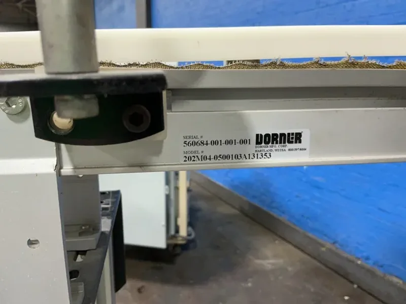 DORNER ONE 43”X24” BELT, ONE 60”X4” BELT CONVEYOR SYSTEM ASSEMBLY  -  52M2404811D01MD1A