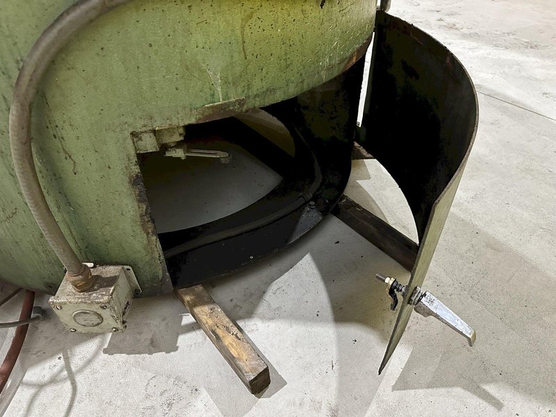 10.5 FT HAMMOND ROTOFINISH MODEL #ST-10 ROTARY BOWL VIBRATORY PARTS DEBURRING FINISHER: STOCK #20063