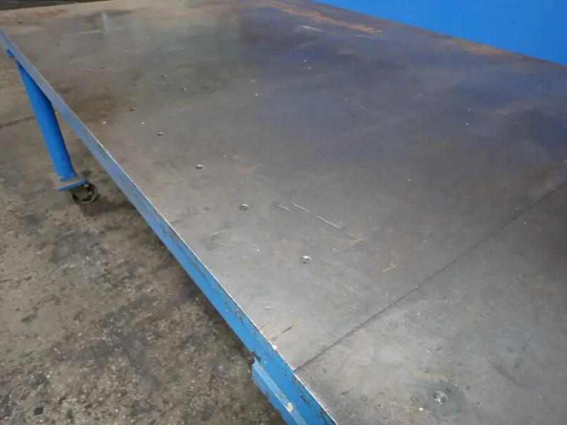 50" X 152" X 36" PORTABLE WELDING TABLE