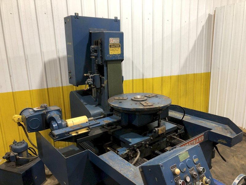 9" WIDE X 30" TABLE SUNDSTRAND VERTICAL BELT ROTARY TABLE "TIP" GRINDER: STOCK #18229