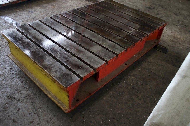 72&quot; X 42&quot; X 13&quot; T SLOTTED BOLSTER PLATE: STOCK #76526