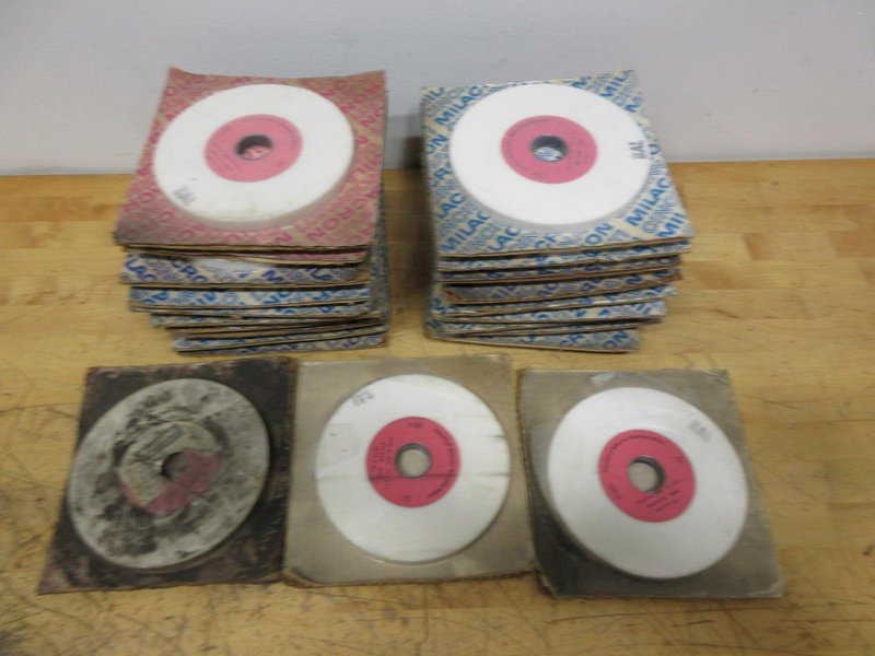 Cincinnati Milacron Surface Grinding Wheelsk | (23pcs) 7" x 1/2" x 1-1/4"  9A80-M6-VL **New In Packages**- Auction Item
