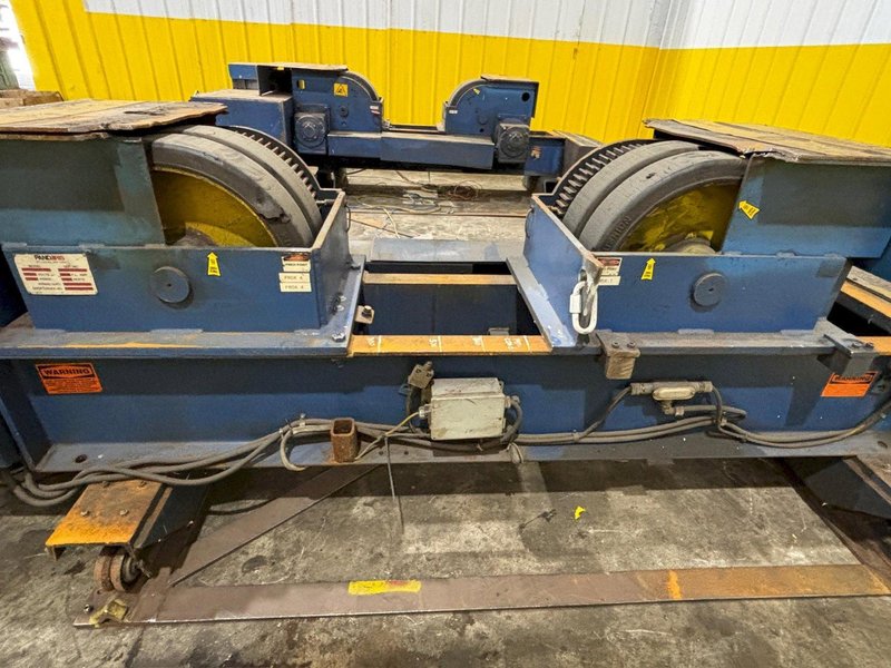 34 TON (68,000 LBS) PANDJIRIS MODEL #PR100 GEAR DRIVEN POWERED TANK TURNING ROLLS: YOBRO #24351