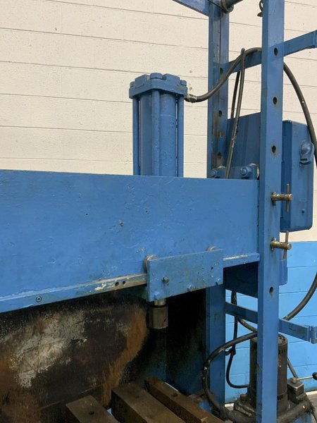50 TON OTC HYDRAULIC TRAVELING BED H-FRAME PRESS: STOCK #80782