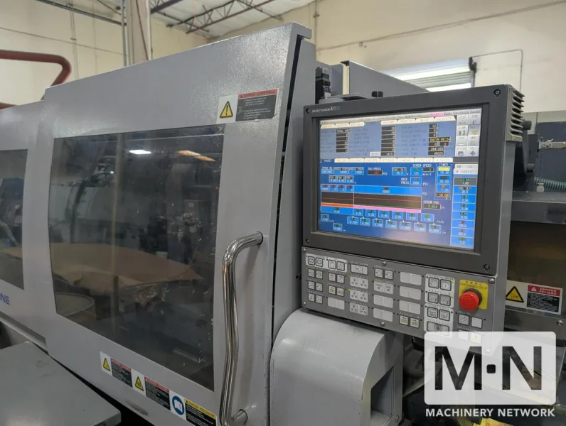 200 TON 15 OZ TOSHIBA MODEL EC200SXV50-8B ELECTRIC INJECTION MOLDING MACHINE MFG 2012