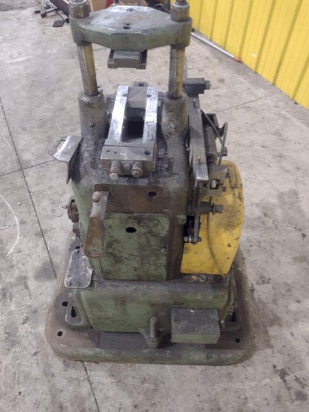 6 TON TISHKEN 2 POST MODEL #CO-2HW CUT OFF PRESS 1.5&quot; STROKE: STOCK #23570