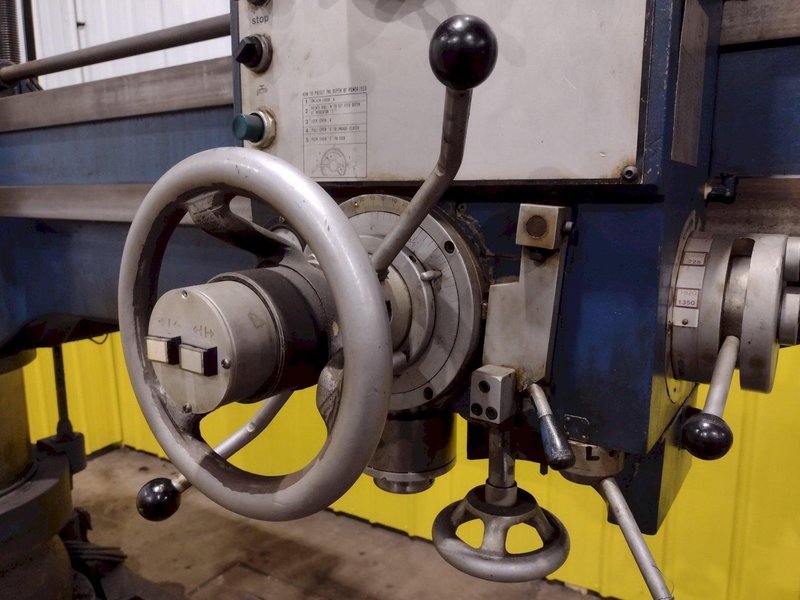 5&#039; x 13&quot; SHARP MODEL #RD-1600 RADIAL ARM DRILL: STOCK #18542