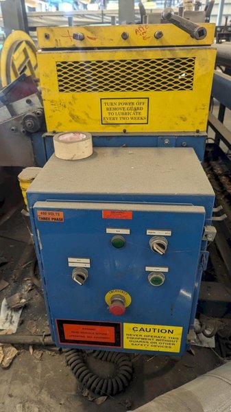 5′ x 10′ Lockformer Vulcan 1000B Plasma, 2006 – 60 Amp Hypertherm Powermax 1000, 2-Roll Decoiler