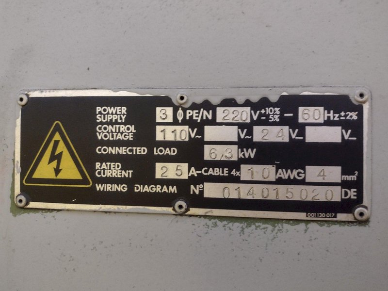 15&quot; X 60&quot; CLAUSING NARDINI MODEL #ND1560 GAP BED ENGINE LATHE, 2&quot; HOLE: STOCK #19154