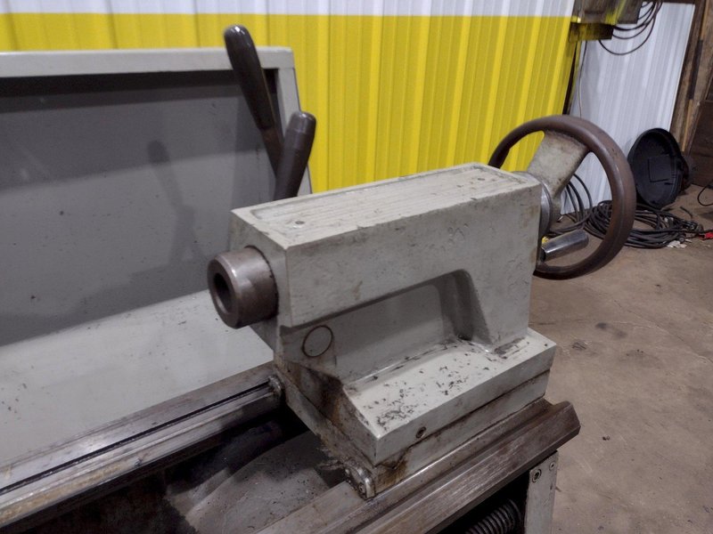 15&quot; X 50&quot; CLAUSING COLCHESTER MODEL #15 ENGINE LATHE, 2-3/16&quot; HOLE: STOCK #19155