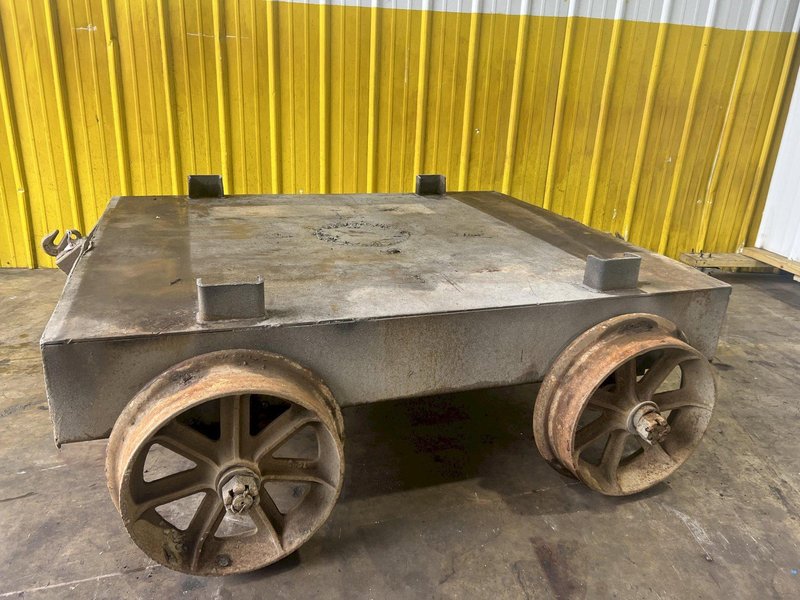 60" X 50" RAILROAD WORK DOLLY / TRANSFER CART: STOCK #17186