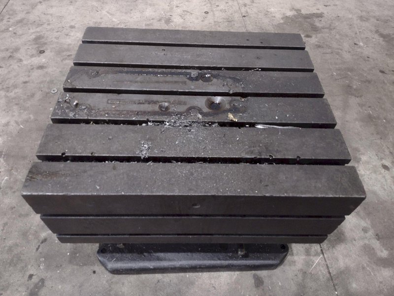 28&quot; X 32&quot; X 22&quot; CARLTON T-SLOTTED UNIVERSAL ADJUSTABLE DRILL BOX TABLE: YOBRO #23822