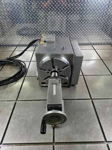 HAAS SHRT-210SPH 8.3” CNC Rotary Table 4th Axis Type &amp; 6" Tailstock #8143