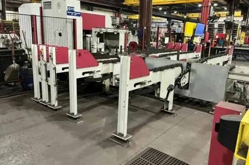 USED BEHRINGER 17.3" X 17.3" DUAL POST FULLY AUTOMATIC HI-PERFORMANCE PRODUCTION CUTTING BANDSAWING SYSTEM MODEL HBM 440A, Year: 2019