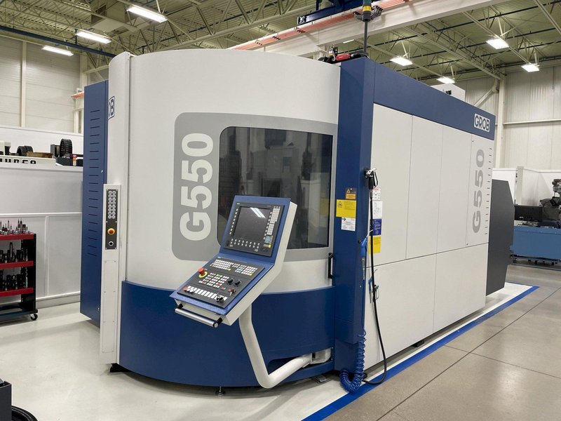GROB MODEL G550-185 5-AXIS HORIZONTAL UNIV. MACHINING CENTER