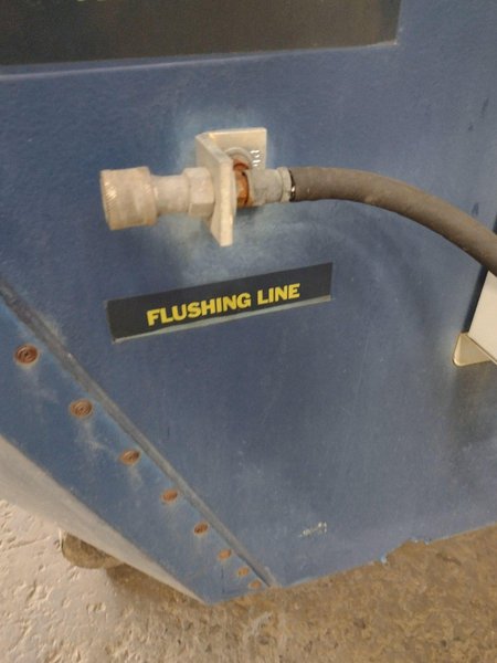 ROTARY CLAMSHELL TYPE HEATED PARTS WASHER:  STOCK #16565
