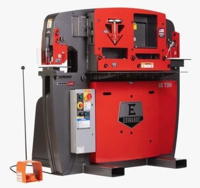 65 Ton New Edwards Ironworker, 2026 – W/ Powerlink System, Brand New Built To Order