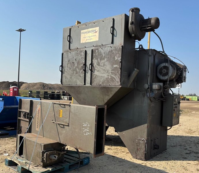 72” TABLE PANGBORN MODEL 6LK-7 ROTOBLAST SHOT BLAST MACHINE: YOBRO #24410