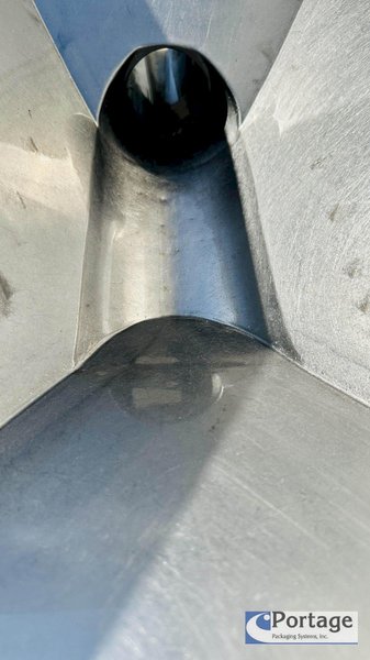 Vegetable / Produce Sorting / Washing / Cleaning / Holding Station  |  S.S. V-Bottom Trough w/Bottom Discharge