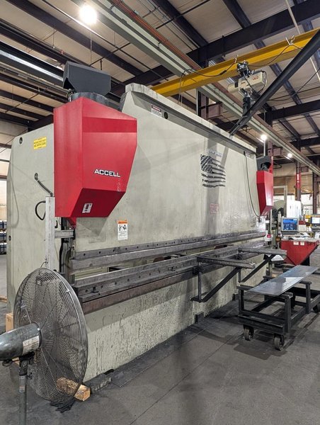 500 Ton x 20′ Accurpress 450020 CNC Press Brake, 2018 – Accel Package, 6 Axis Backgauge