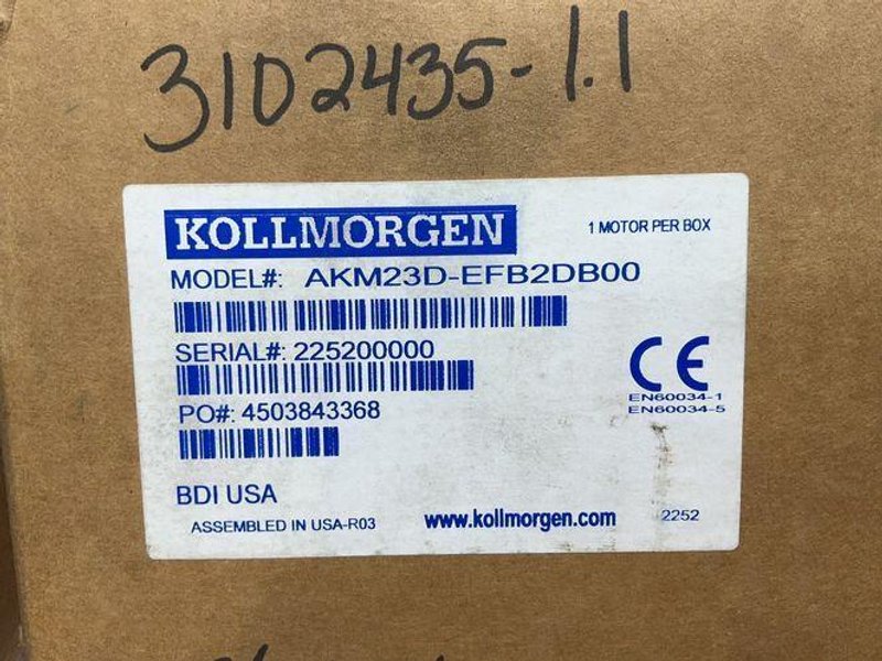 KOLLMORGEN PM SERVOMOTOR   -  AKM23D-EFB2DB00