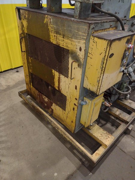 10,000 LB X 24&quot; WIDE X .187&quot; AIR FEEDS COIL CRADLE STRAIGHTENER / UNCOILER: STOCK 17042