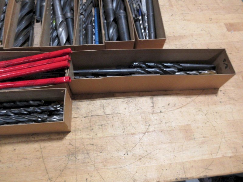 HSS Straight Shank &amp; Morse Taper Drills 1/8" - 1-1/2- Auction Item