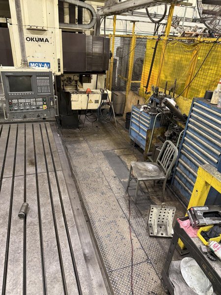 59" X 122" OKUMA MCV-A II CNC BRIDGE MILL. STOCK # 0326626