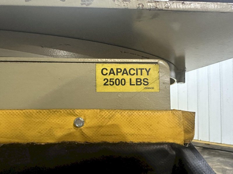 2500 LBS X 48" X 44" SOUTHWORTH MODEL #LS2.5-36 BACKSAVER  HYDRAULIC SCISSOR LIFT &amp; TURN TABLE , 110V: STOCK #20509