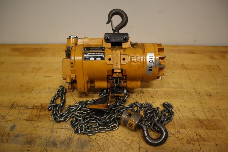 Ingersoll Rand ML250K-2C10-C6 Air Chain Hoist | 1/4 Ton Capacity 550 lbs 10ft Lift- Auction Item