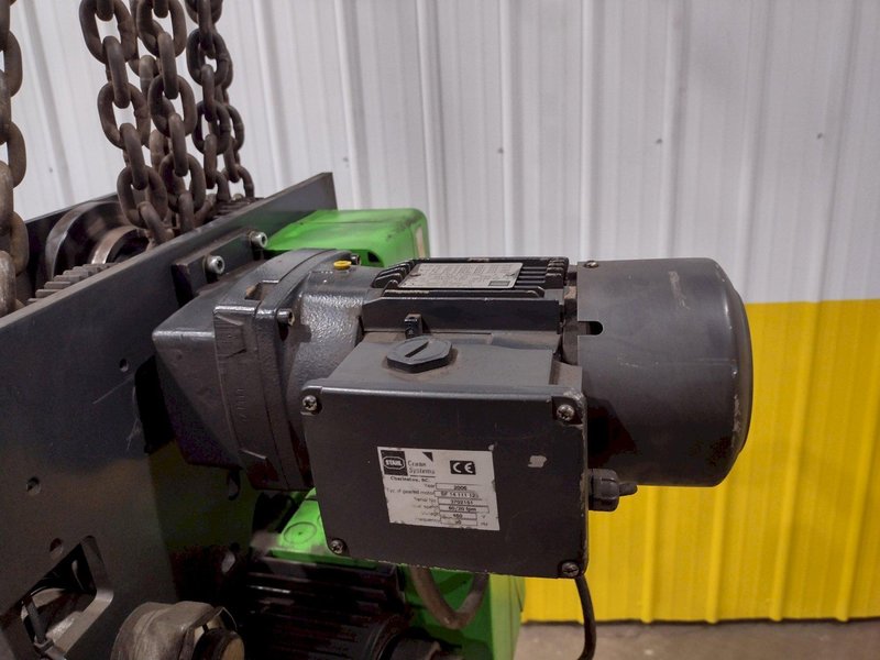 5 TON STAHL MODEL ST50 POWERED CHAIN HOIST. STOCK # 0848923
