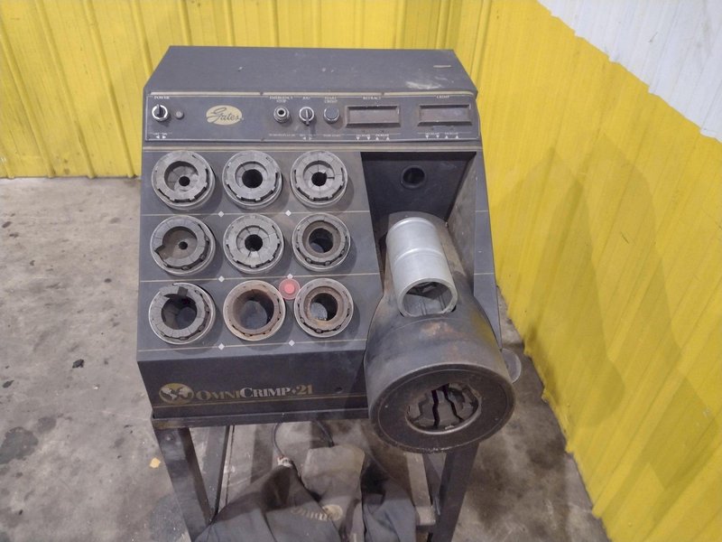 2" GATES MODEL #OMNI CRIMP 21 HYDRUALIC HOSE CRIMPER &amp; DIES: YOBRO #24864